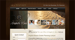 Desktop Screenshot of manzlawfirm.com